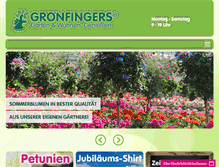 Tablet Screenshot of groenfingers.de